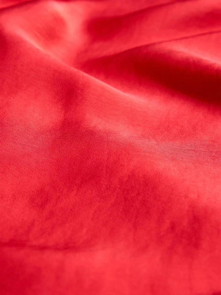 HALSTON Joellen Satin Slip Midi-Dress 8
