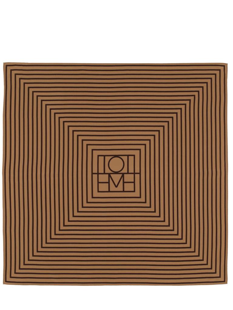 TOTEME Signature Monogram Silk Scarf