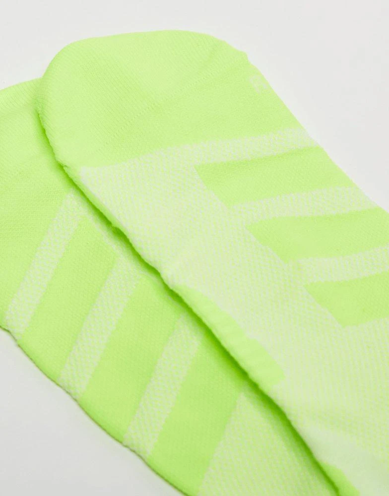 Adidas adidas Running Adizero socks in neon green 3