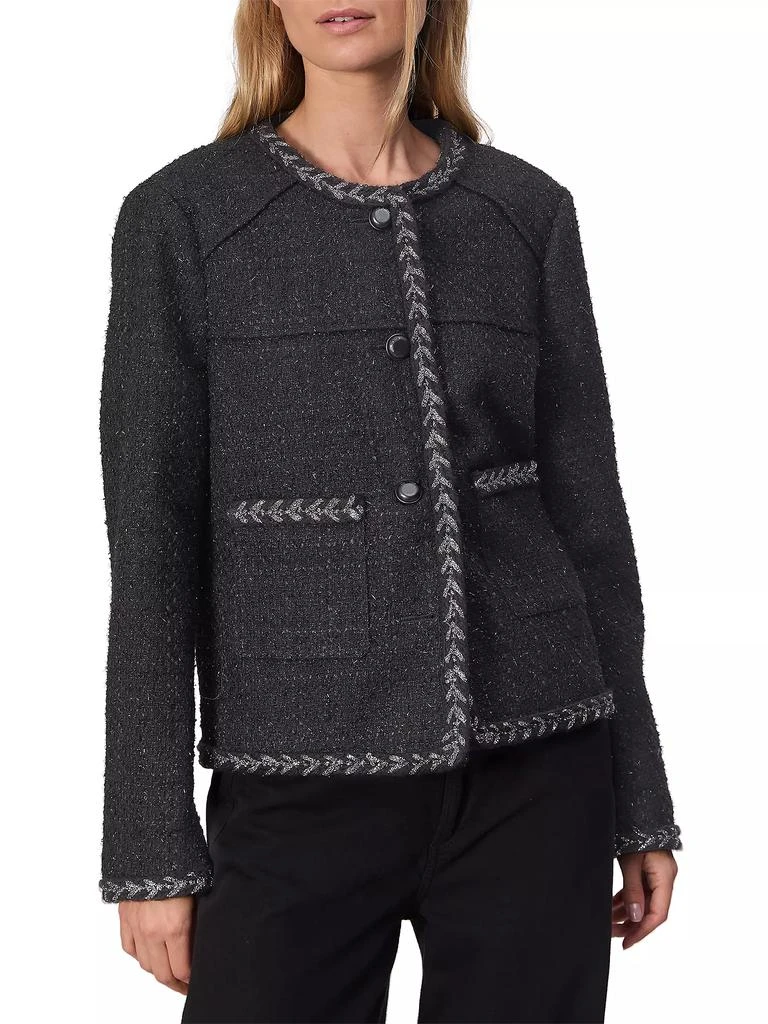 Rag & Bone Mirabelle Tweed Button-Up Jacket 3