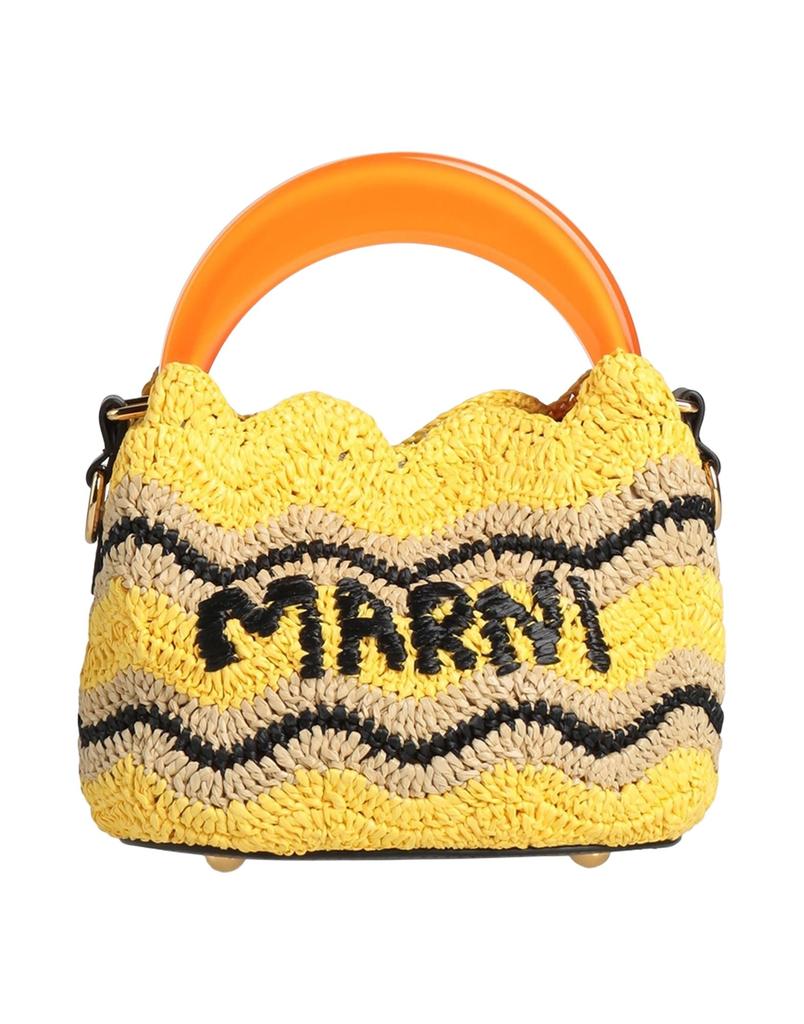 Marni Ivory Raffia Shopping Bag - Tote Bags - BeyondStyle