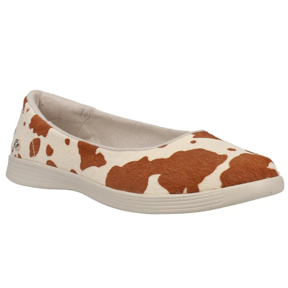 SKECHERS On the Go Dreamy Howdy Cow Print Slip On Flats 2