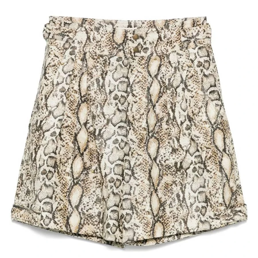 Isabel Marant Python Print Felize Shorts 1