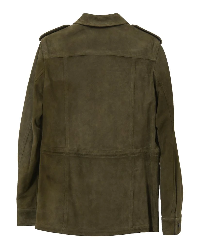 Yves Saint Laurent Jacket in Green Suede 2