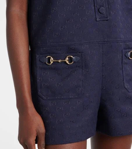 Gucci Horsebit GG Canvas romper 5