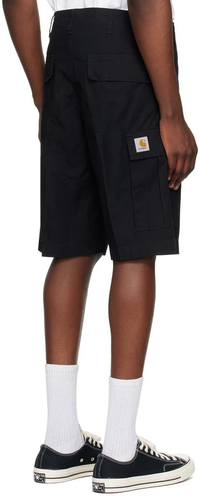 Carhartt WIP Black Regular Cargo Shorts 3