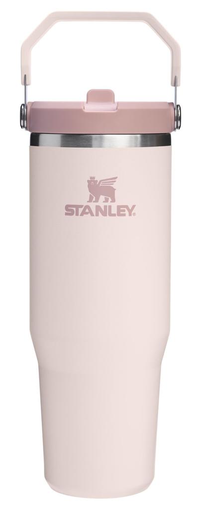 Stanley Stanley IceFlow 2.0 Flip Straw Tumbler with Handle 30 oz | Twist On Lid and Flip Up Straw | Leak Resistant Water Bottle | Insulated Stainless Steel | BPA-Free | Rose Quartz