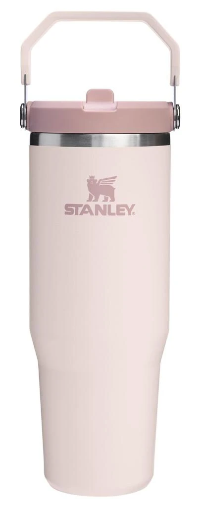 Stanley Stanley IceFlow 2.0 Flip Straw Tumbler with Handle 30 oz | Twist On Lid and Flip Up Straw | Leak Resistant Water Bottle | Insulated Stainless Steel | BPA-Free | Rose Quartz 1