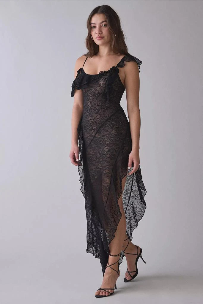 I.AM.GIA I.AM.GIA Julietta Asymmetric Ruffle Lace Maxi Dress - Dresses & Skirts - Free Shipping - BeyondStyle I.AM.GIA I.AM.GIA Julietta Asymmetric Ruffle Lace Maxi Dress - Dresses & Skirts - Free Shipping - BeyondStyle