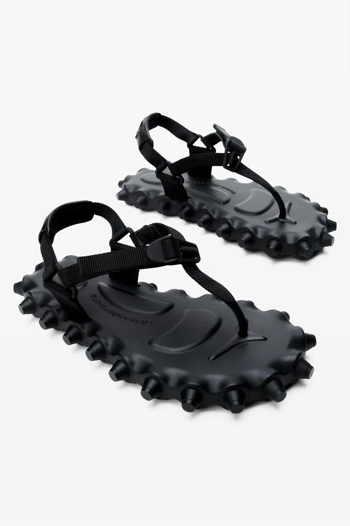 Alexander Wang black rapture flip-flop sandals 2