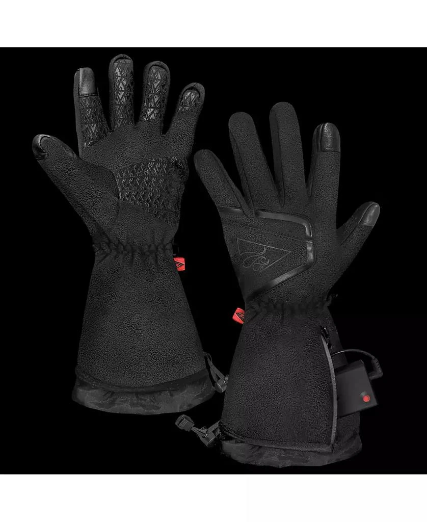 ActionHeat Men's AA Battery Heated Fleece Gloves 2.0 Black 3