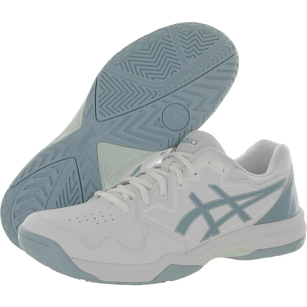 Asics Gel-Dedicate 7 Womens Faux Leather Performance Running & Training Shoes 3