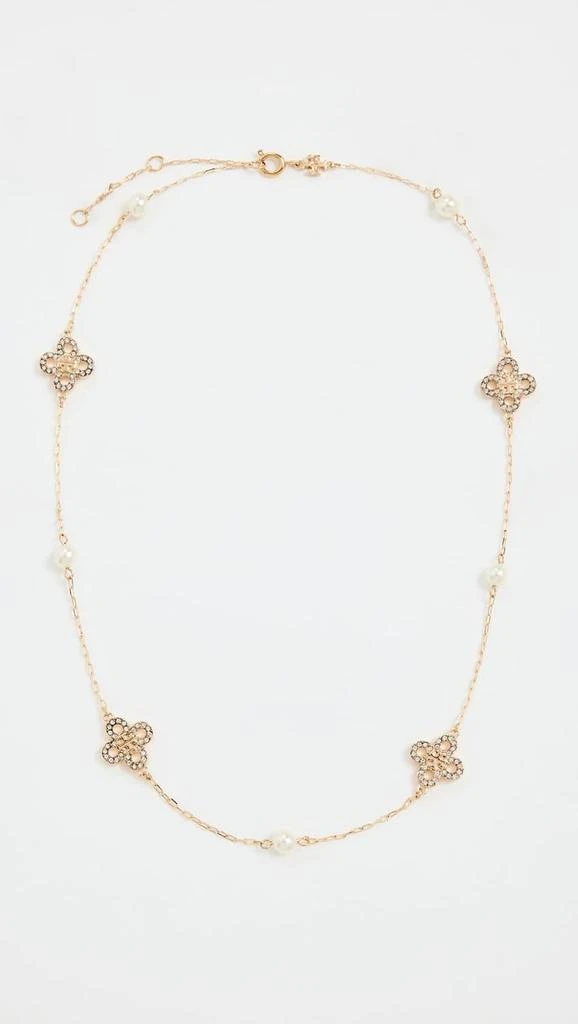 undefined Tory Burch Women
s Forget Me Not Pearl Necklace 2