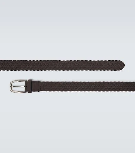 Zegna Braided leather belt 4