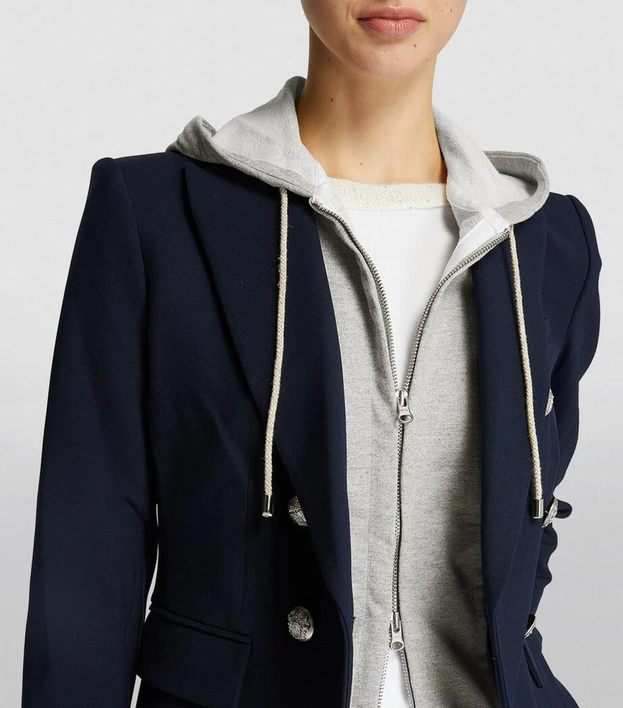 VERONICA BEARD Zip-Up Hooded Dickey 6