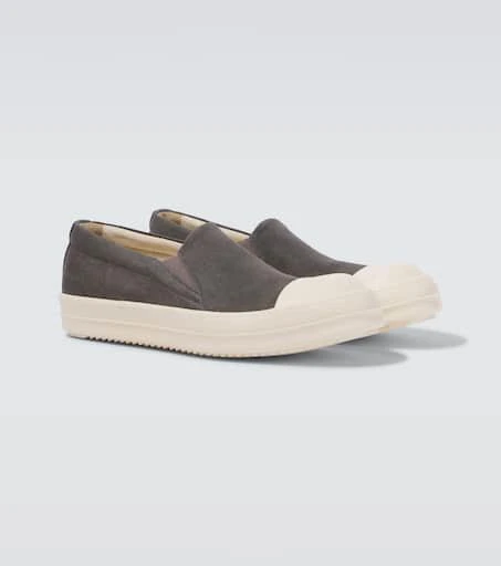 Rick Owens Boat denim slip-on sneakers 5
