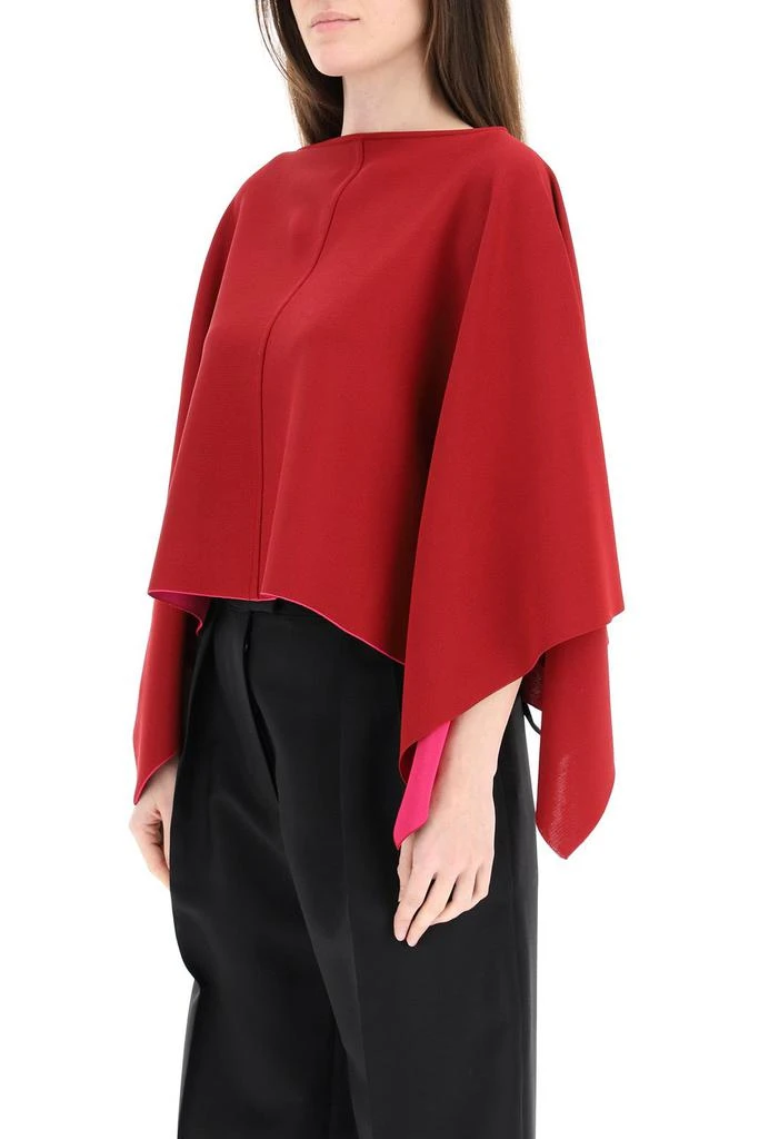 Valentino Valentino Asymmetrical Draped Cape 4