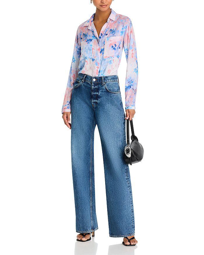 Bella Dahl Garden Mist Printed Button Shirt