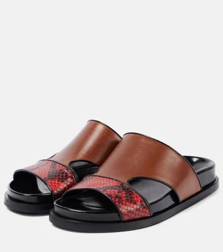 Dries Van Noten Leather slides 4