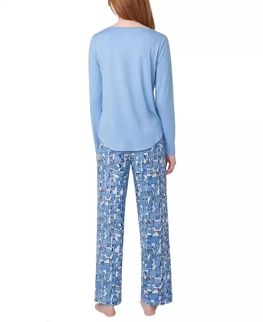 Hue Women's 2-Pc. Timeless Soft Jersey Packaged Pajama Set 2