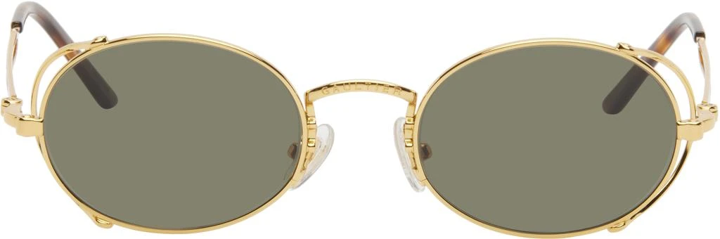 Jean Paul Gaultier Gold 'The 55-3175' Sunglasses 1