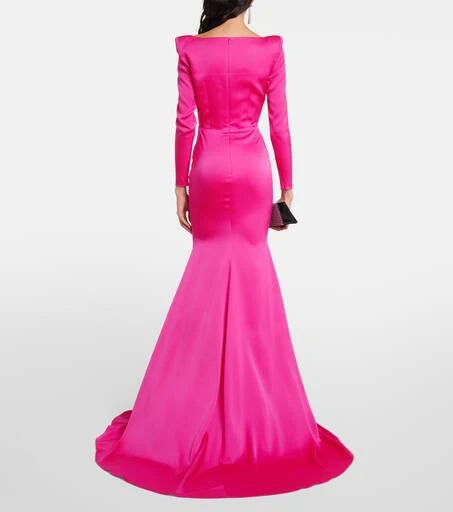 Alex Perry Satin gown 3