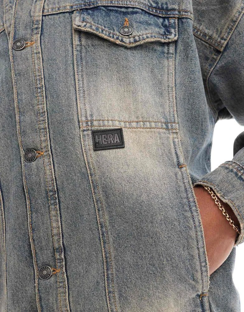 HERA Hera denim jacket in blue sand 4