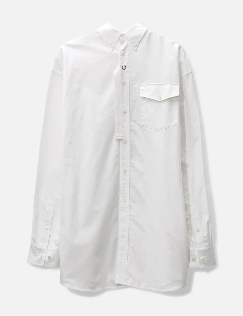 TAKAHIROMIYASHITA TheSoloist. new two-way zip reverse button down collar shirt.(solid) 2