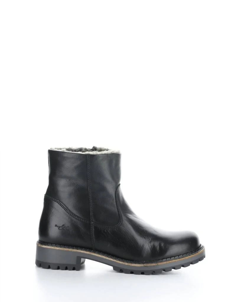 BOS & CO Women's Calib Round Toe Boots In Black Feel 2