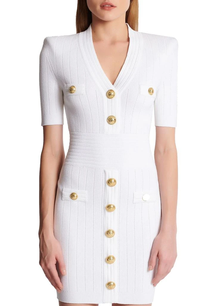 Balmain Knitted dress with buttons - Dresses & Skirts - Free Shipping - BeyondStyle Balmain Knitted dress with buttons - Dresses & Skirts - Free Shipping - BeyondStyle