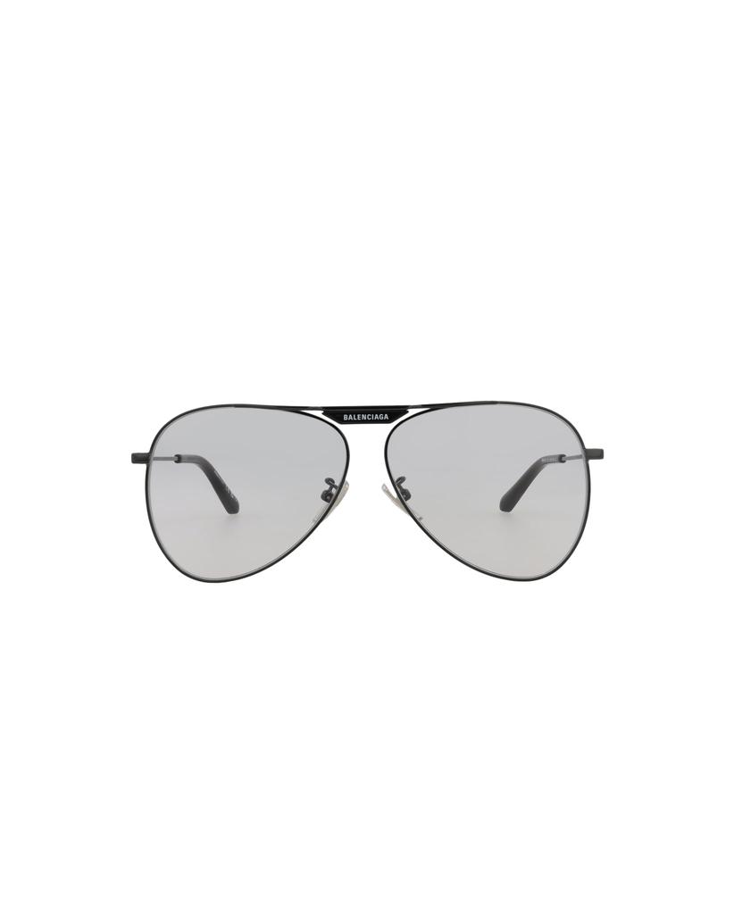 Balenciaga Aviator-Frame Metal Sunglasses