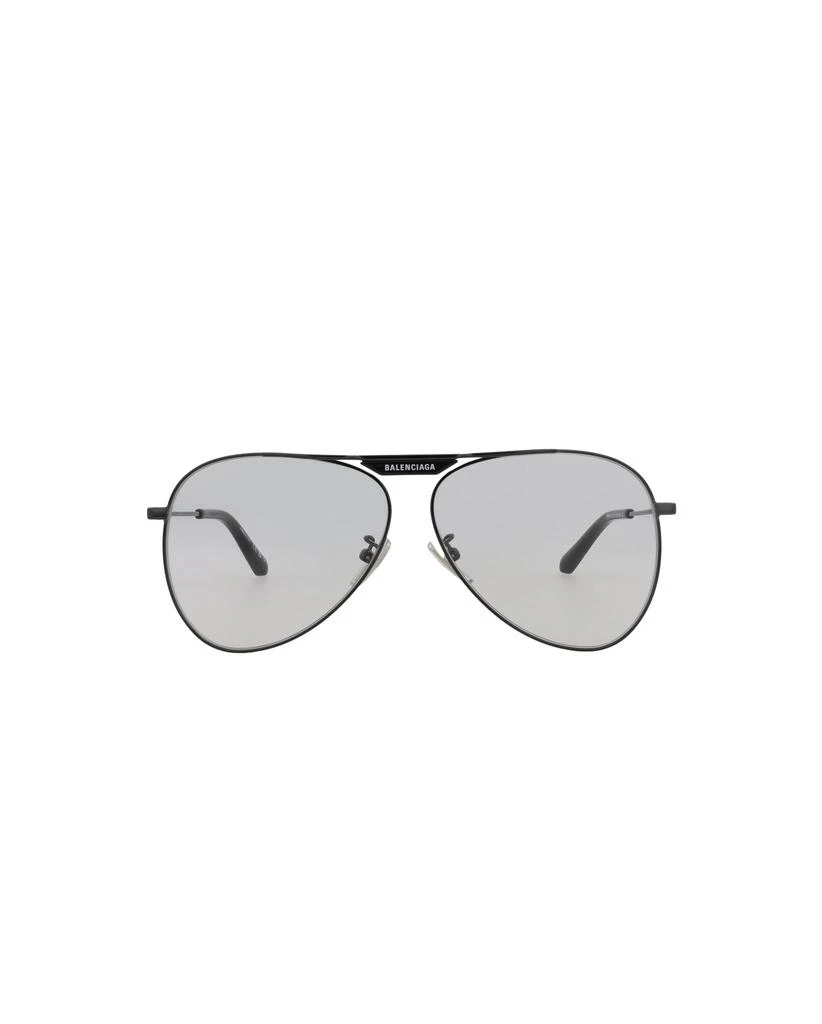 Balenciaga Aviator-Frame Metal Sunglasses 1