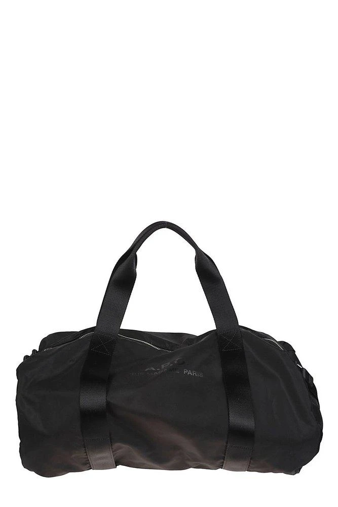 A.P.C. A.P.C. Logo Printed Zip-Up Gym Bag
