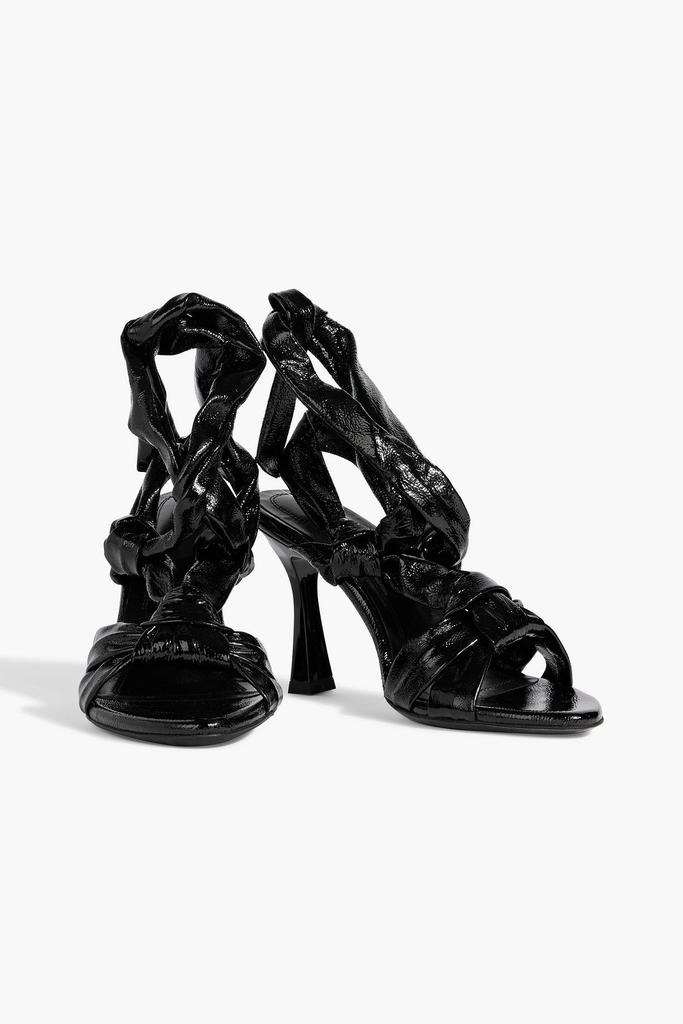 IRO Dydleen textured patent-leather sandals