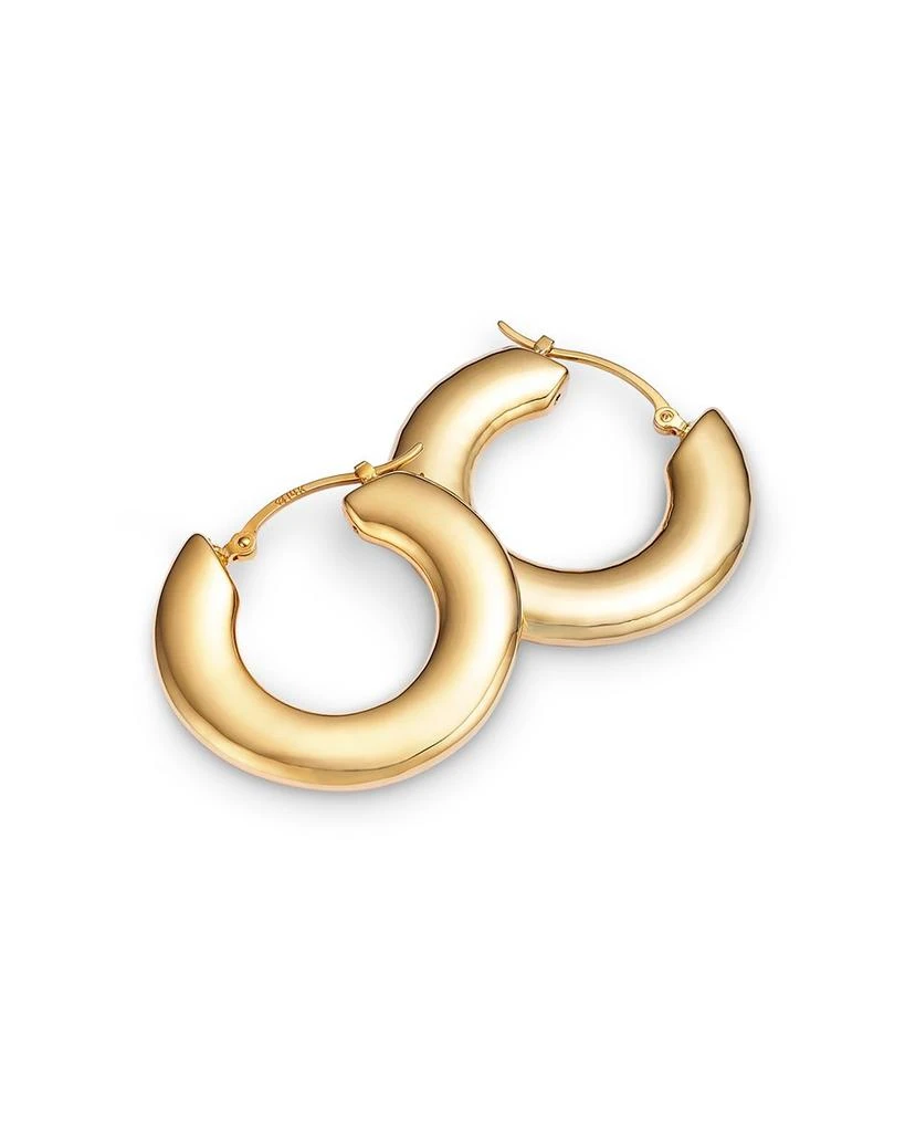 Bloomingdale's Polished Small Hoop Earrings in 14K Yellow Gold 4