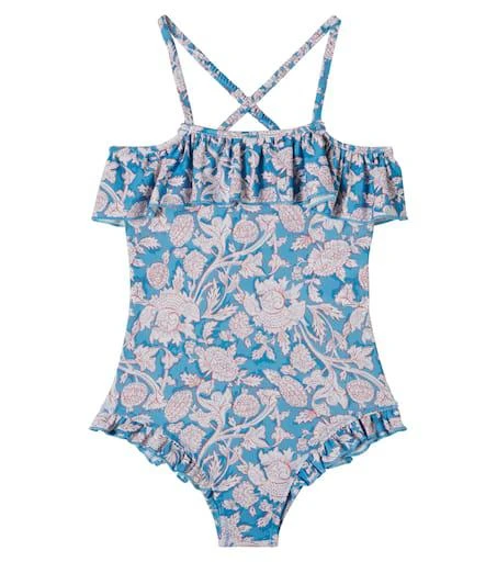 Louise Misha Jovana floral ruffled swimsuit