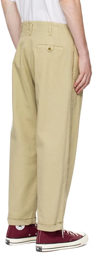 YMC YOU MUST CREATE Beige Peg Trousers 3