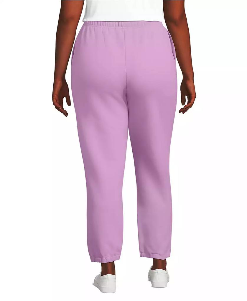 Lands' End Women's Serious Sweats High Rise Jogger Pants - Set Bottom