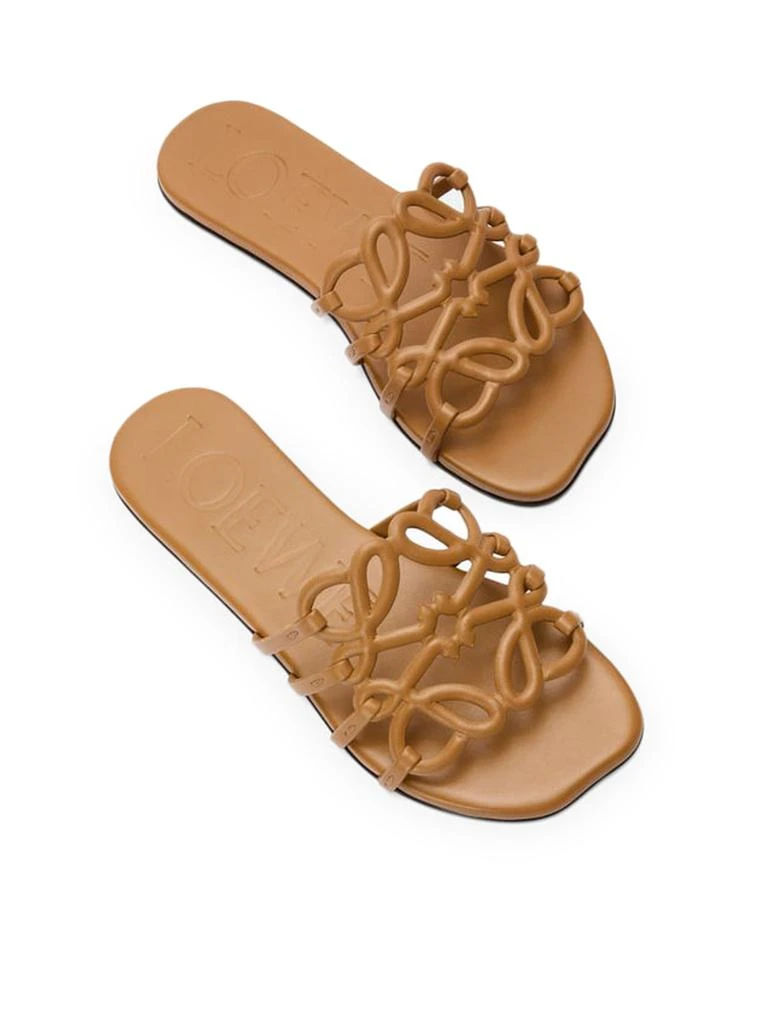 Loewe PETAL ANAGRAM CALFSKIN SANDALS 3