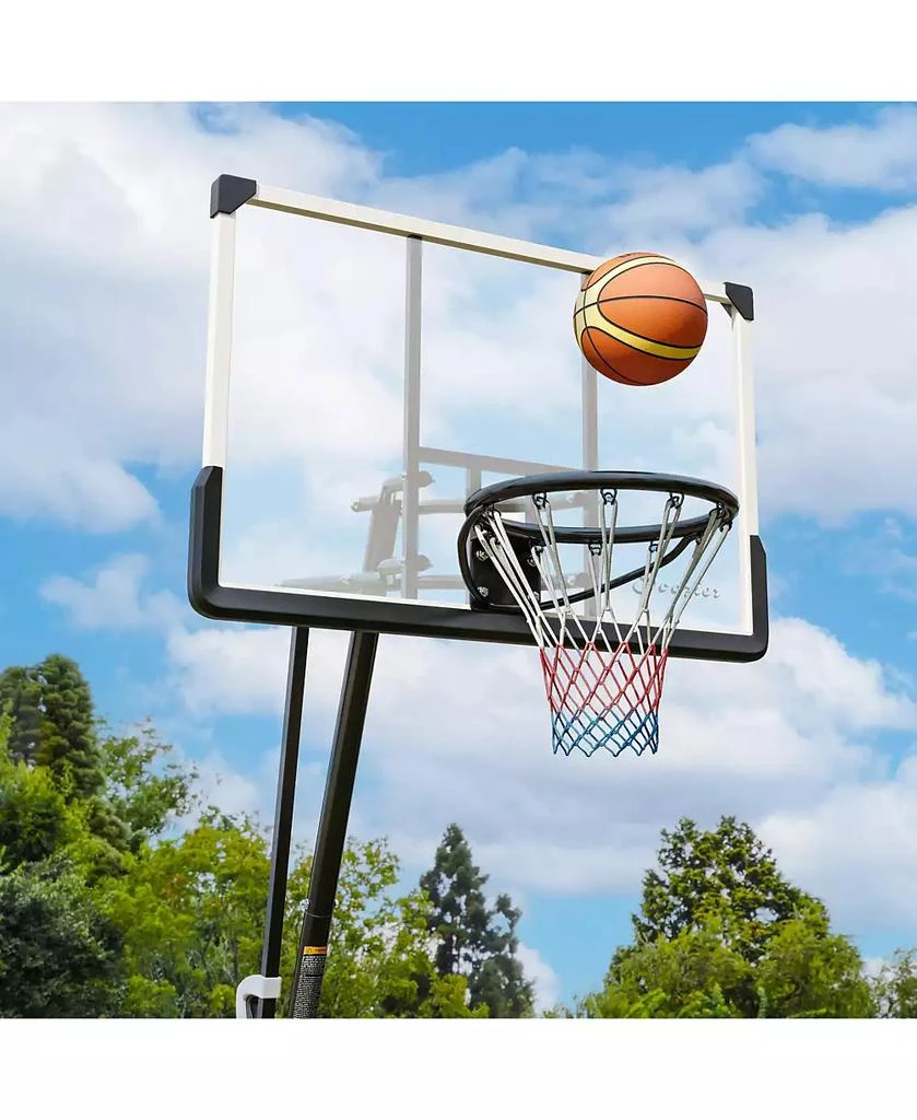 Soozier Portable Basketball Hoop 4.9-10
Height Adjustable Basketball Goal 9