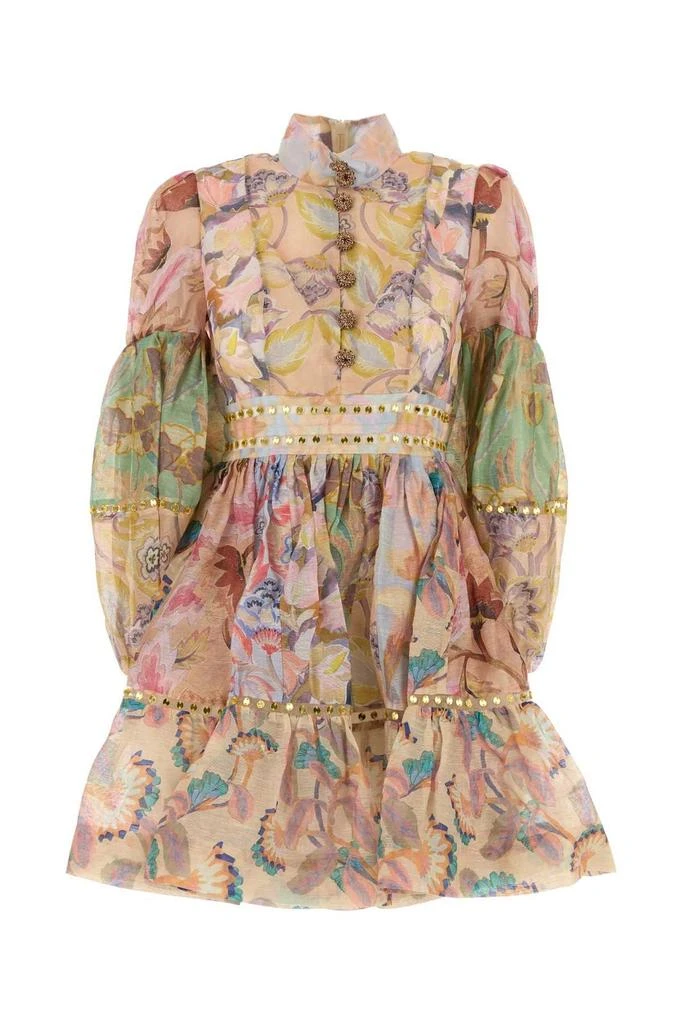 Zimmermann Zimmermann Mirror Floral Printed Mini Dress 1