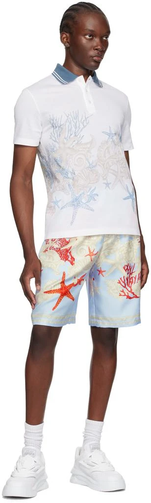 Versace White Barocco Sea Polo 4