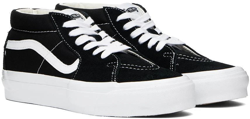 Vans Black & White Sk8-Mid 83 Sneakers 4