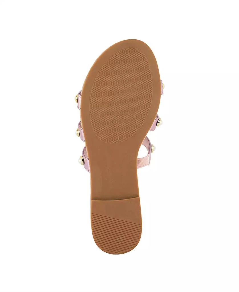 Juicy Couture Women's Zallymae Embellished Slide Flat Sandals 5