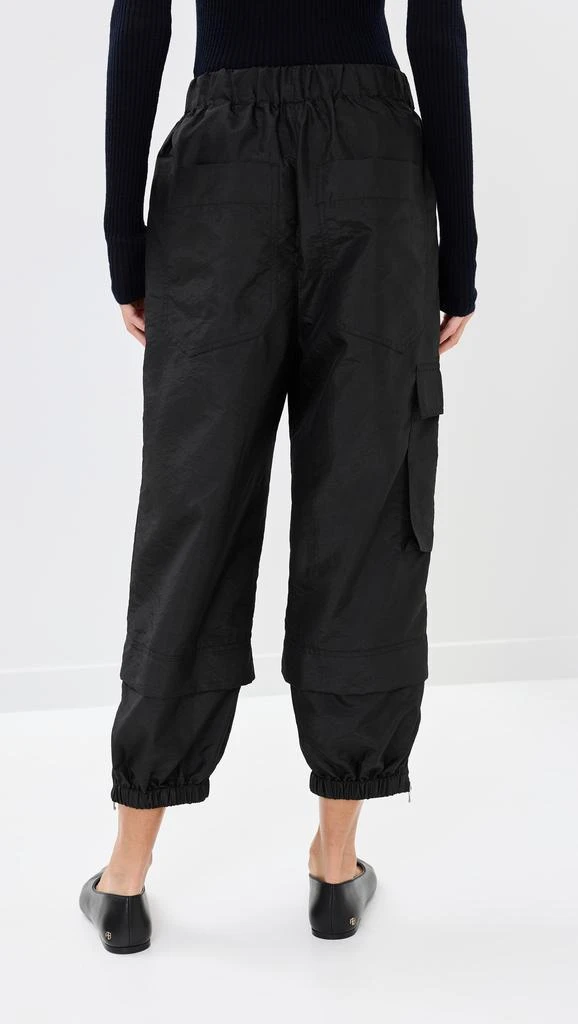 Tibi Crispy Nylon Pull On Joggers 2