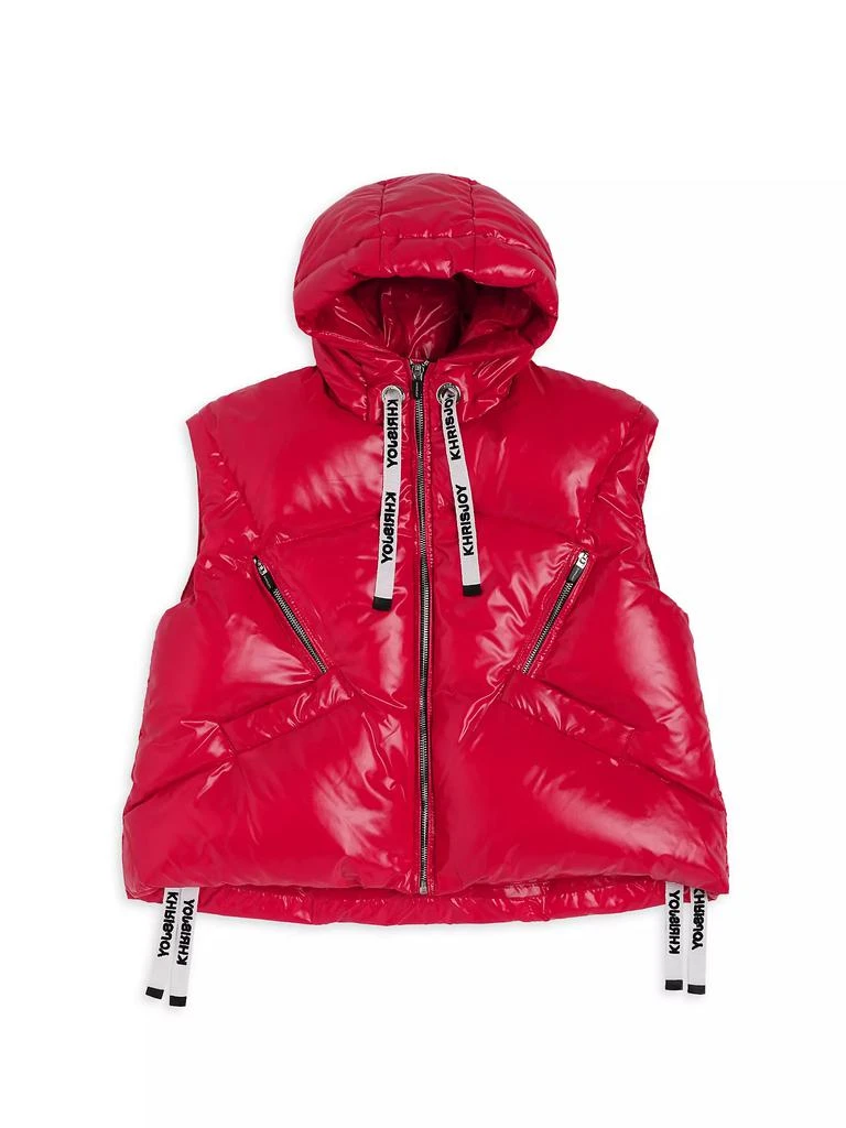 KhrisJoy Boy's Puffer Shiny Vest 1