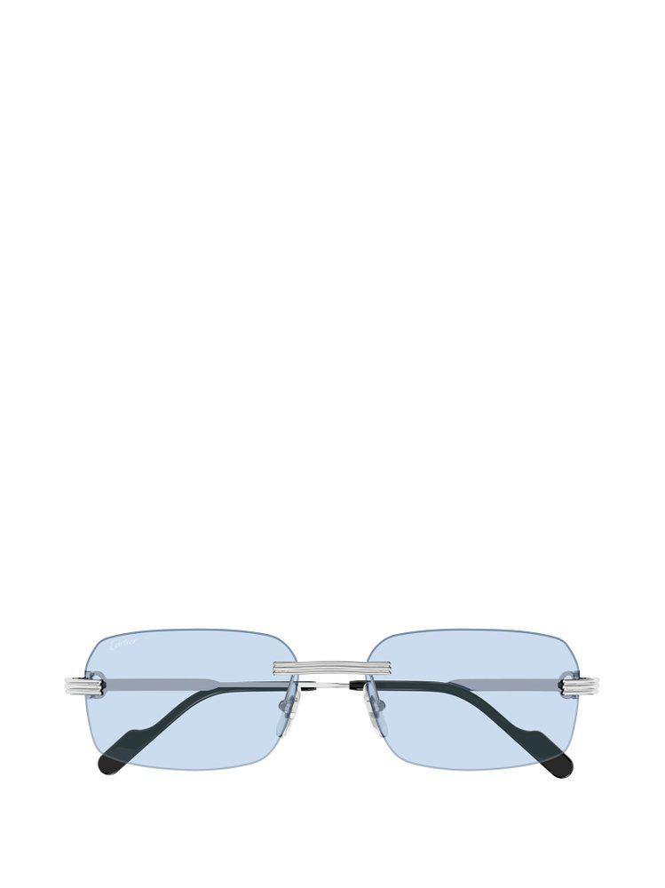 Cartier Cartier Rectangular Frame Sunglasses