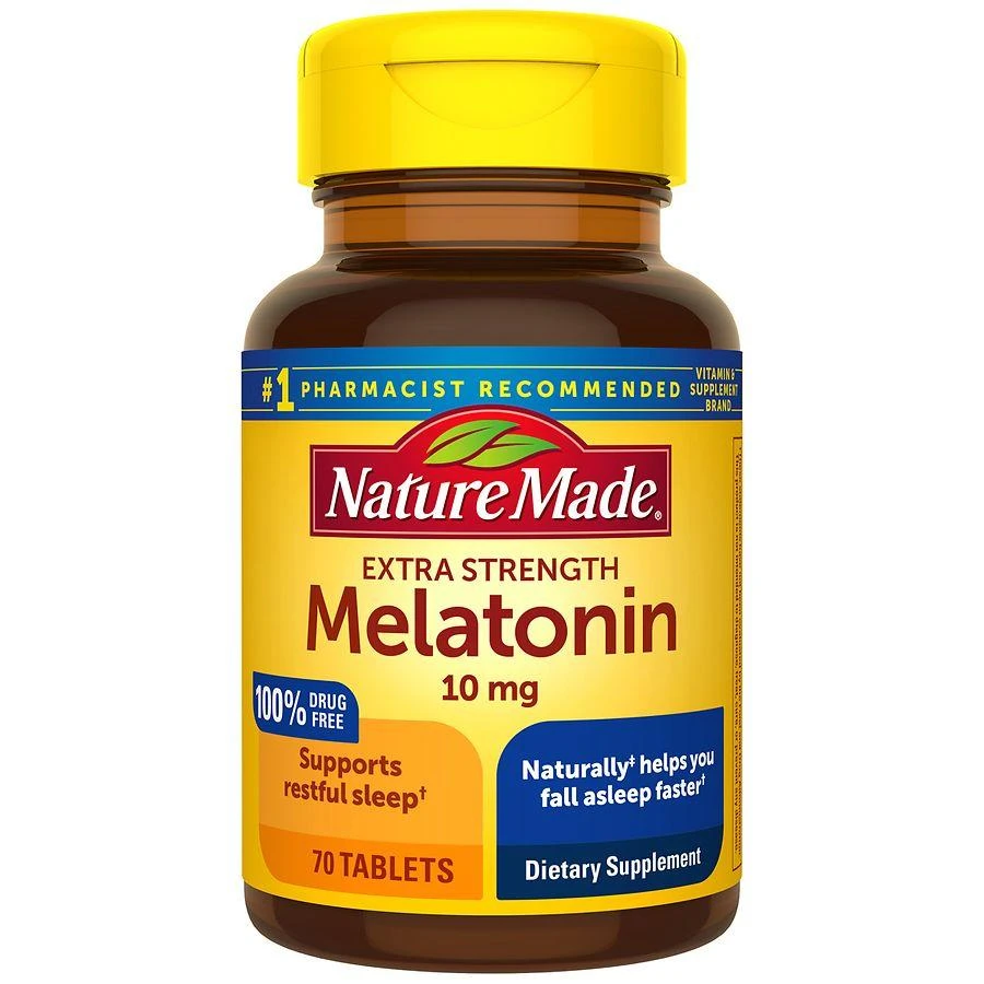 Nature Made Melatonin 10mg Extra Strength Tablets 1