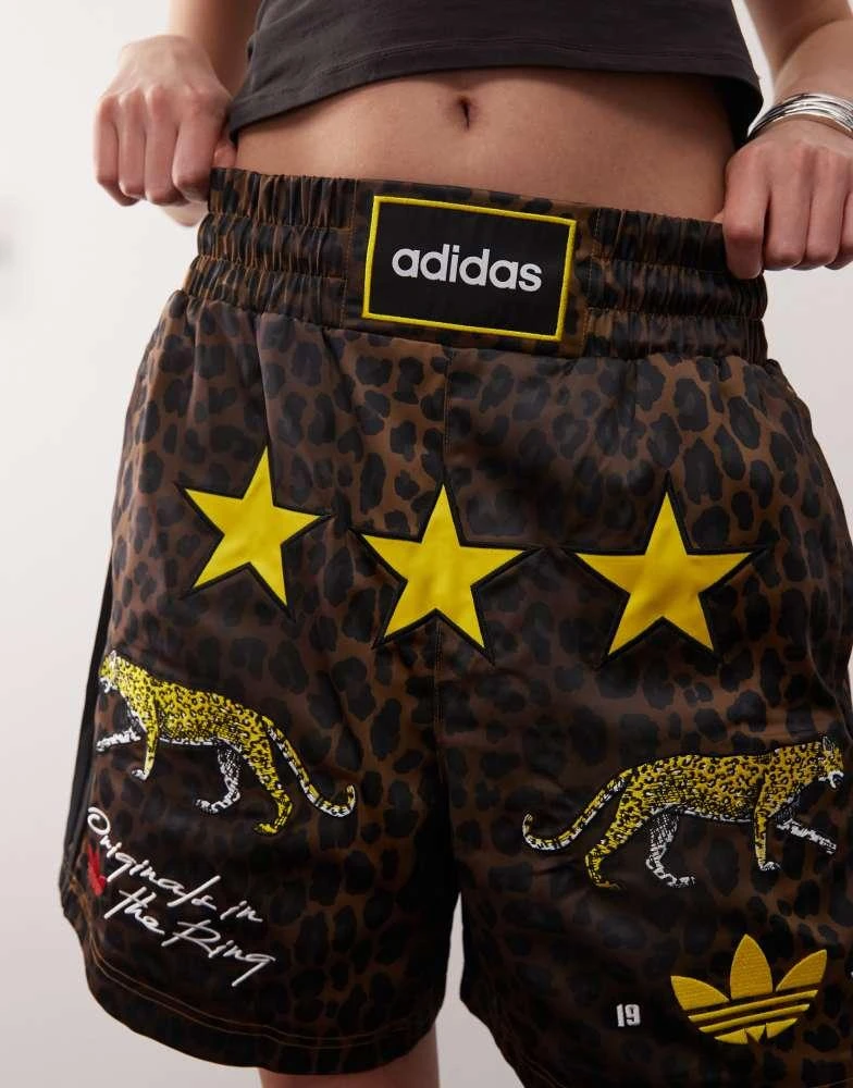 adidas gazelle silver green womens Adidas Originals In the Ring Graphic Shorts  DTLR