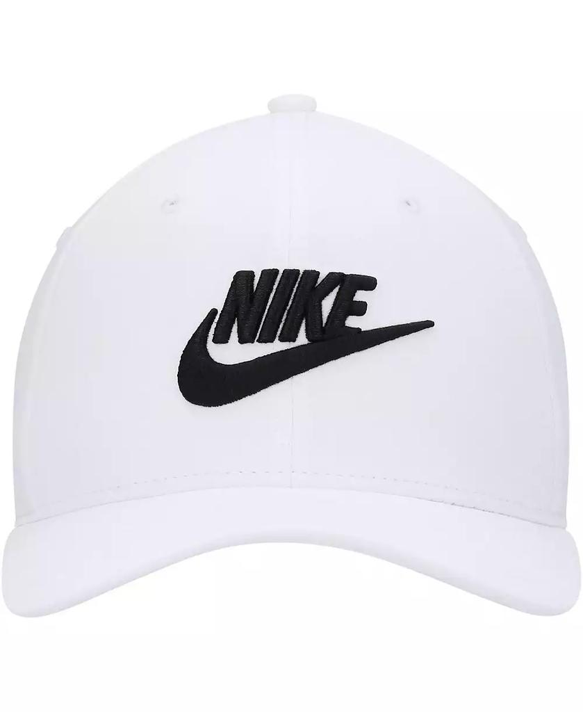 NIKE Men's White Classic99 Futura Swoosh Performance Flex Hat